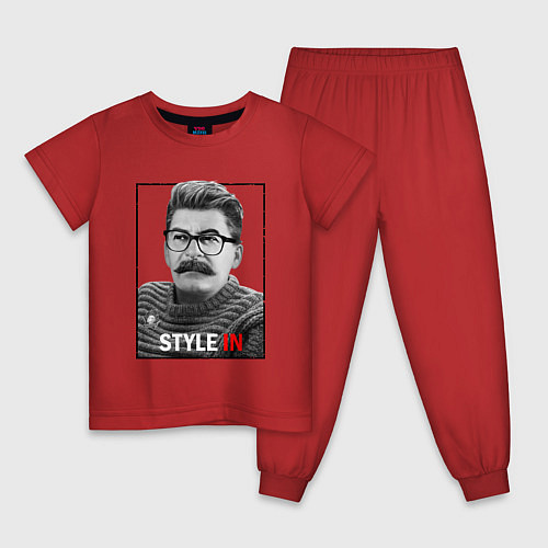 Детская пижама Stalin: Style in / Красный – фото 1