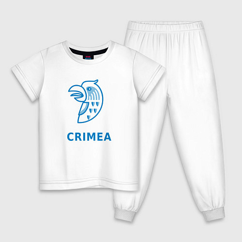 Детская пижама Crimea / Белый – фото 1