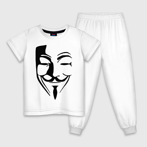 Детская пижама Vendetta Mask / Белый – фото 1