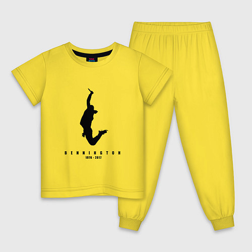 Детская пижама Chester Bennington / Желтый – фото 1