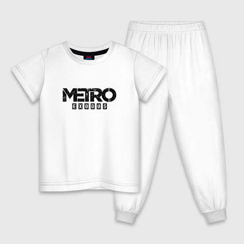 Детская пижама Metro Exodus / Белый – фото 1