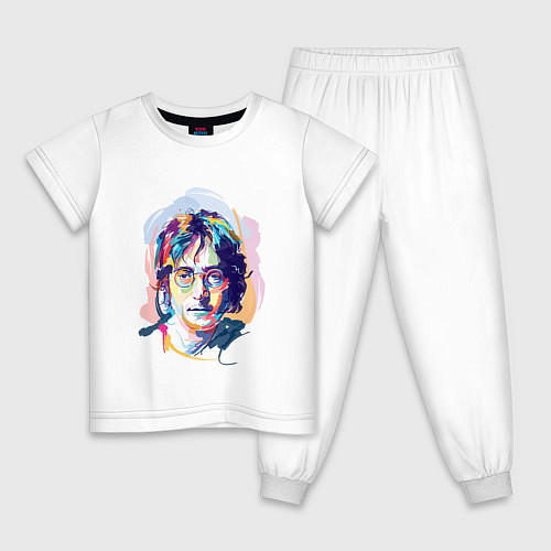 Детская пижама John Lennon: Art / Белый – фото 1