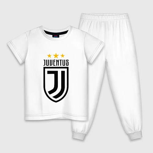 Детская пижама Juventus FC: 3 stars / Белый – фото 1