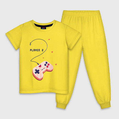 Детская пижама Perfect Team: Player 1 / Желтый – фото 1