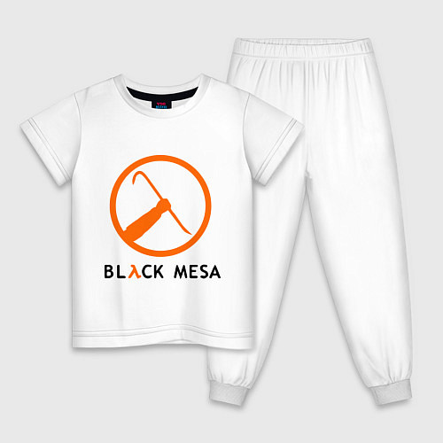 Детская пижама Black mesa: Scrap / Белый – фото 1
