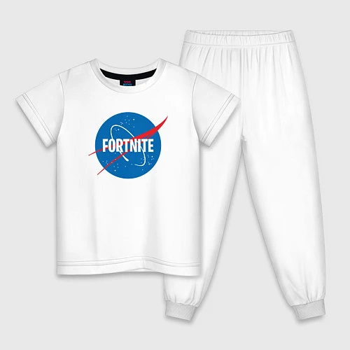 Детская пижама Fortnite Nasa / Белый – фото 1