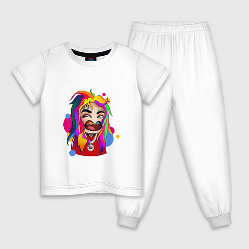 Детская пижама 6IX9INE Colors / Белый – фото 1