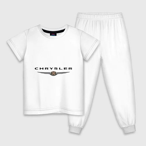 Детская пижама Chrysler logo / Белый – фото 1