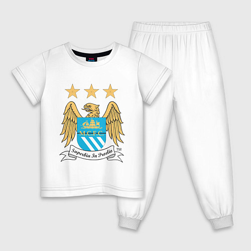 Детская пижама Manchester City FC / Белый – фото 1