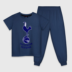 Пижама хлопковая детская Tottenham FC, цвет: тёмно-синий