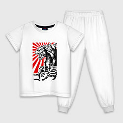 Детская пижама Godzilla Poster