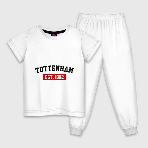 Детская пижама FC Tottenham Est. 1882 / Белый – фото 1