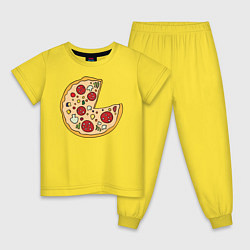 Детская пижама Пицца парная