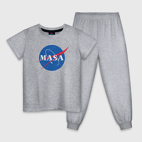 Детская пижама NASA: Masa / Меланж – фото 1