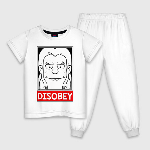 Детская пижама Disenchantment Disobey / Белый – фото 1