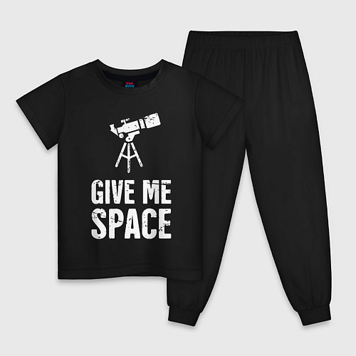 Детская пижама Give me Space / Черный – фото 1
