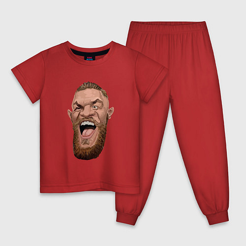 Детская пижама McGregor: Smile Face / Красный – фото 1