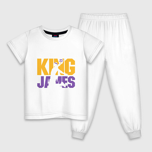 Детская пижама King James / Белый – фото 1