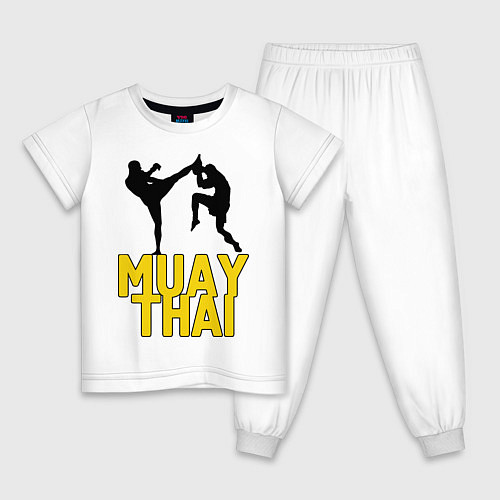 Детская пижама Muay Thai / Белый – фото 1