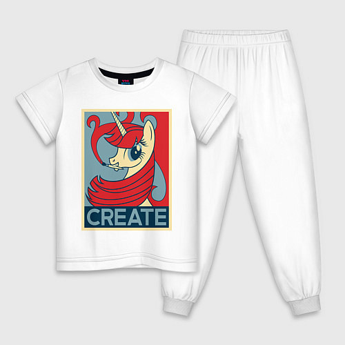 Детская пижама MLP: Create / Белый – фото 1
