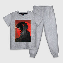Пижама хлопковая детская Ковбой Бибоп, цвет: меланж