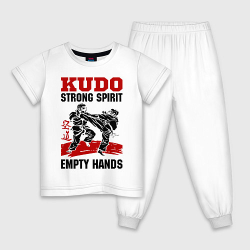Детская пижама Kudo: Strong Spirit / Белый – фото 1