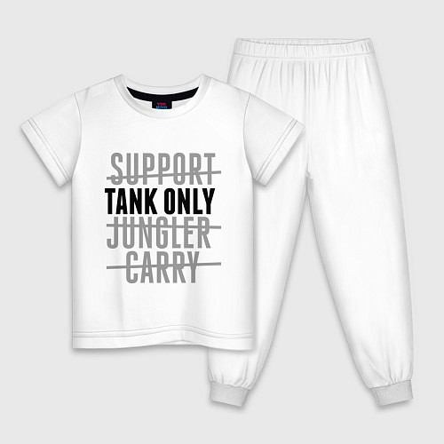 Детская пижама Tank only / Белый – фото 1