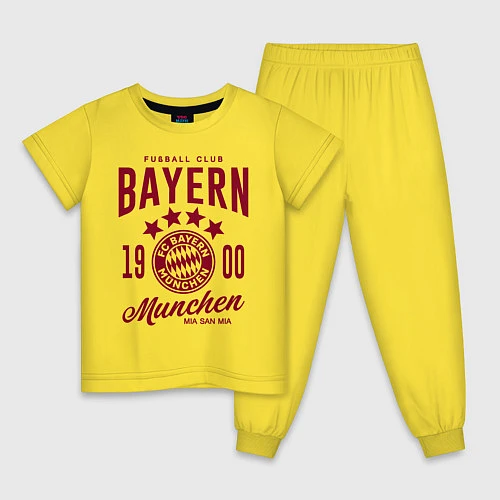 Детская пижама Bayern Munchen 1900 / Желтый – фото 1