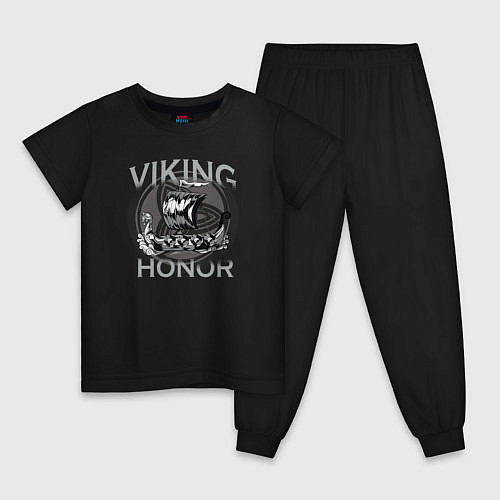 Детская пижама Viking Honor / Черный – фото 1