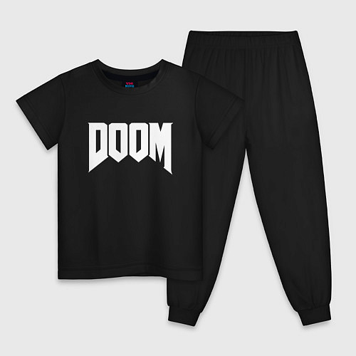 Детская пижама DOOM / Черный – фото 1