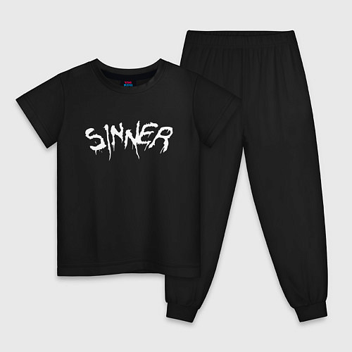 Детская пижама SINNER / Черный – фото 1