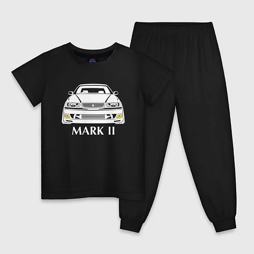 Детская пижама Toyota Mark2 JZX100 / Черный – фото 1