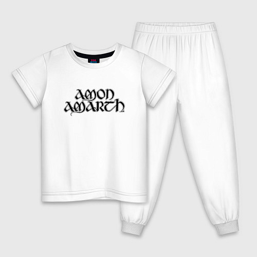 Детская пижама Amon Amarth / Белый – фото 1