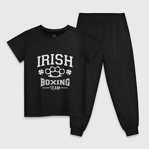 Детская пижама Irish Boxing / Черный – фото 1