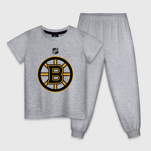 Детская пижама Boston Bruins NHL / Меланж – фото 1