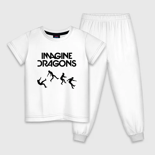 Детская пижама IMAGINE DRAGONS / Белый – фото 1