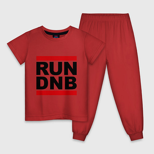 Детская пижама RUN DNB / Красный – фото 1