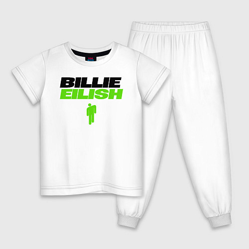 Детская пижама Billie Eilish: Bellyache / Белый – фото 1