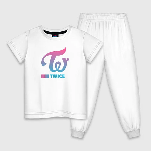 Детская пижама Twice / Белый – фото 1