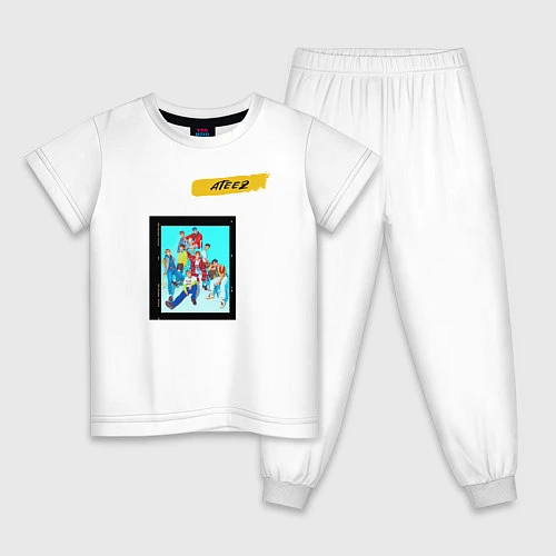 Детская пижама Ateez / Белый – фото 1