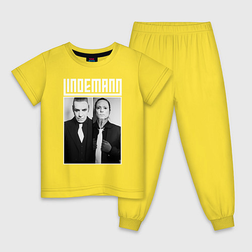 Детская пижама Lindemann / Желтый – фото 1