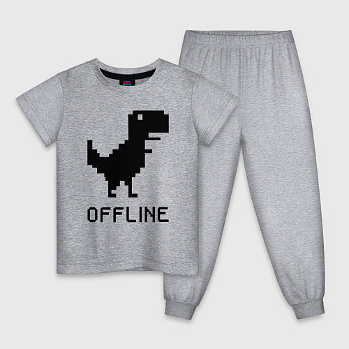 Детская пижама Offline / Меланж – фото 1