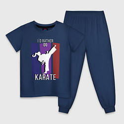 Детская пижама Id rather do karate