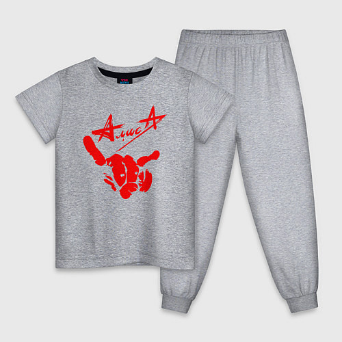 Детская пижама АлисА / Меланж – фото 1