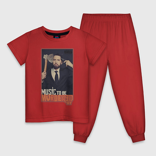 Детская пижама Eminem / Красный – фото 1