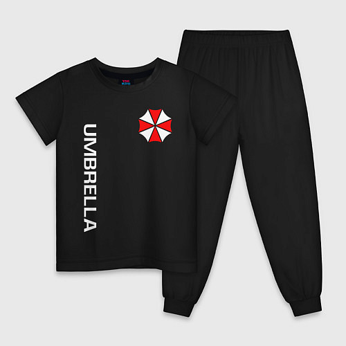 Детская пижама UMBRELLA CORP / Черный – фото 1