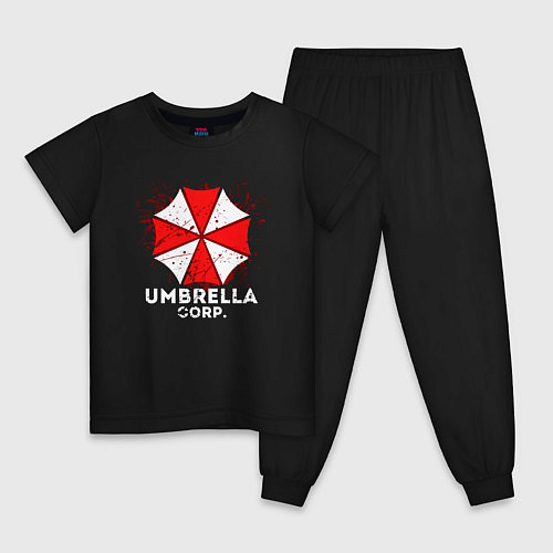 Детская пижама UMBRELLA CORP / Черный – фото 1