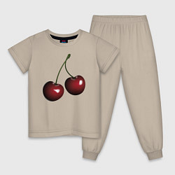 Детская пижама Вишня
