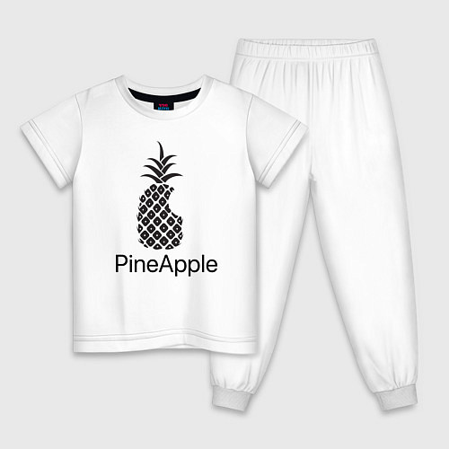 Детская пижама PineApple / Белый – фото 1