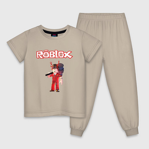 Детская пижама ROBLOX / Миндальный – фото 1